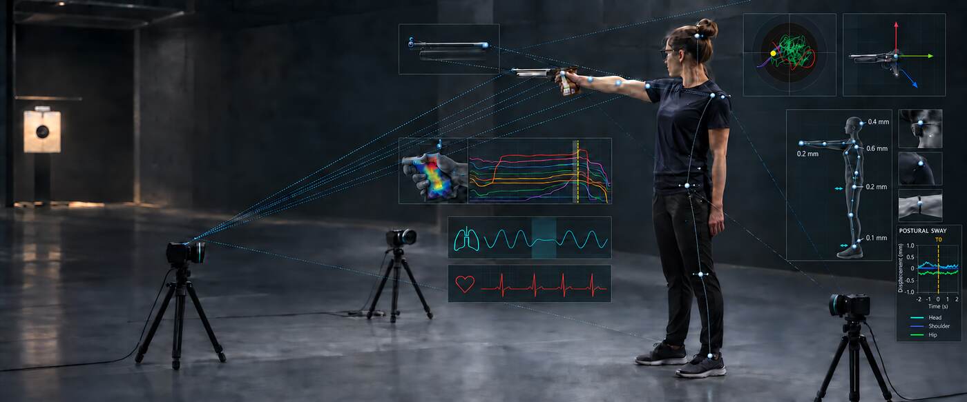 PrecisionLab multi-sensor measurement setup on the range